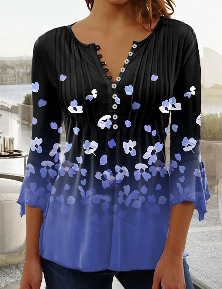 Dior - Damenmode T-Shirt mit V-Ausschnitt