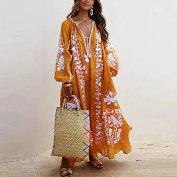 Maren - Übergroße Vintage-Print-Kleider