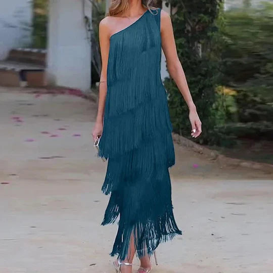 Theresia - Stilvolles One-Shoulder-Kleid