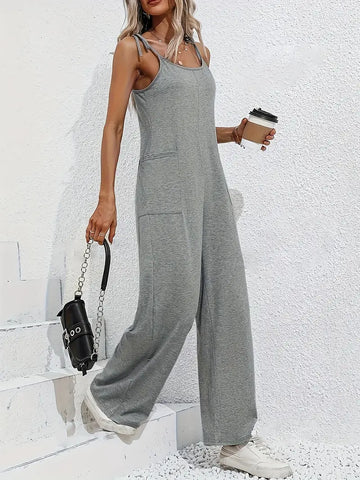 Nandini - Gestrickter lässiger Jumpsuit
