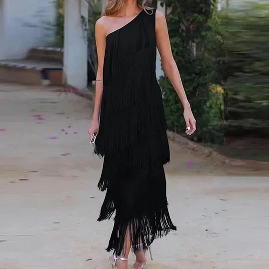 Theresia - Stilvolles One-Shoulder-Kleid