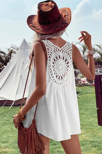 Ricarda - Ärmelloses Boho-Top