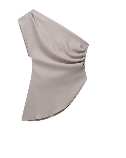 Bruna - Asymmetrisches T-Shirt Neue Damenmode