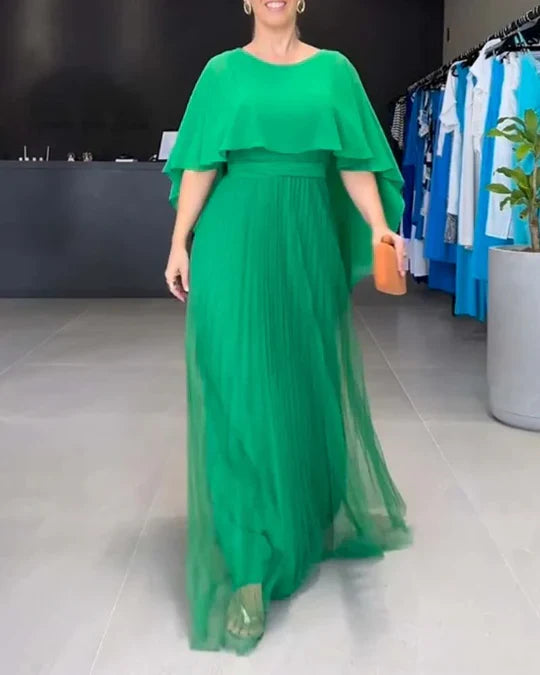 Käthe - Elegantes Maxikleid Mit Rundem Ausschnitt