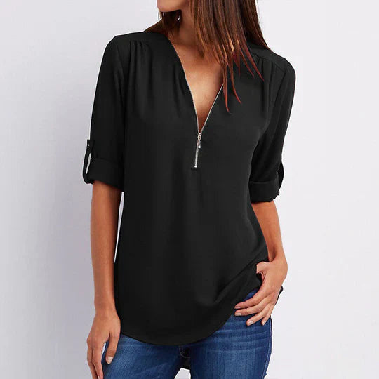 Roswitha - Bequemes Lockeres Top