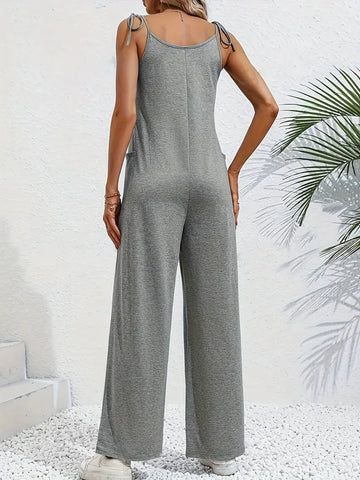 Nandini - Gestrickter lässiger Jumpsuit