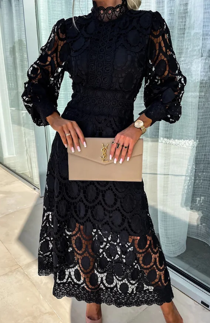 Palina - Romantisches, sinnliches und elegantes Midikleid