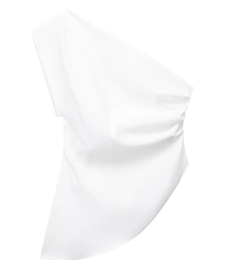 Bruna - Asymmetrisches T-Shirt Neue Damenmode