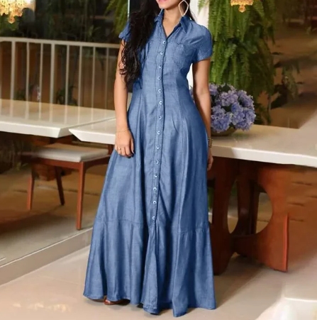 Agnes - Damen Forens Casual Bodenlang