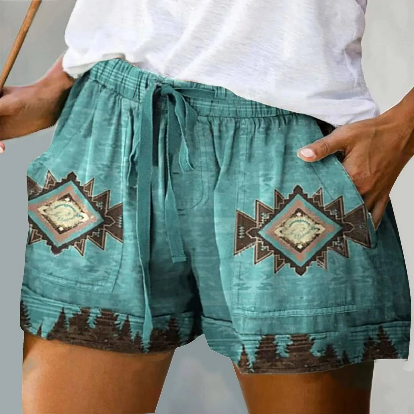 Liesel - Strand Shorts Sommer Hohe Taille