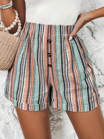 Kaira - Shorts mit kontrastierenden Streifen