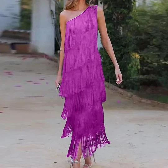 Theresia - Stilvolles One-Shoulder-Kleid