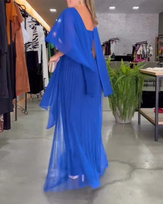 Käthe - Elegantes Maxikleid Mit Rundem Ausschnitt