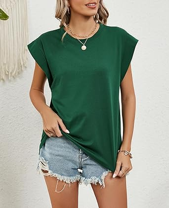 Margaret - Lässiges Kurzärmeliges Top