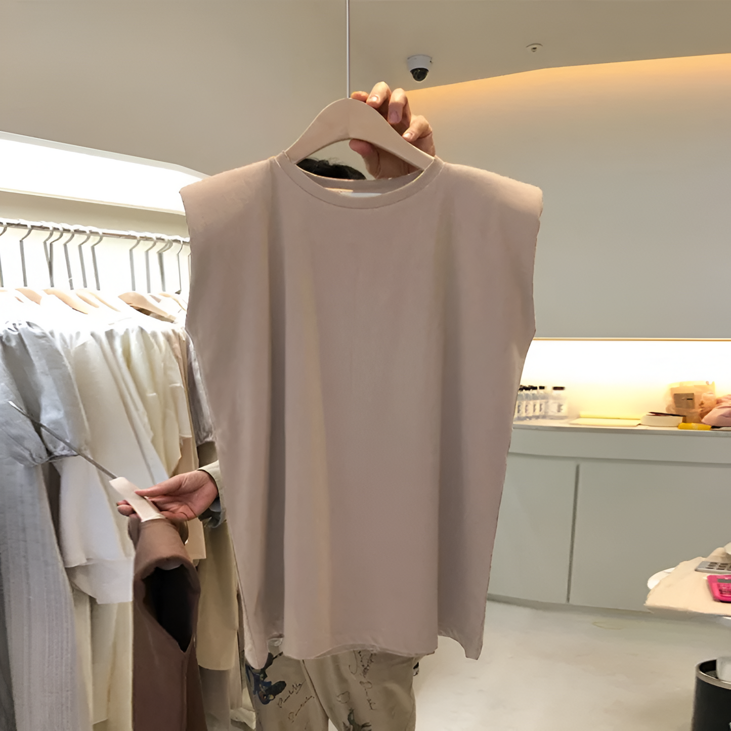 Drina | Elegantes ärmelloses Tanktop für den Arbeitsweg