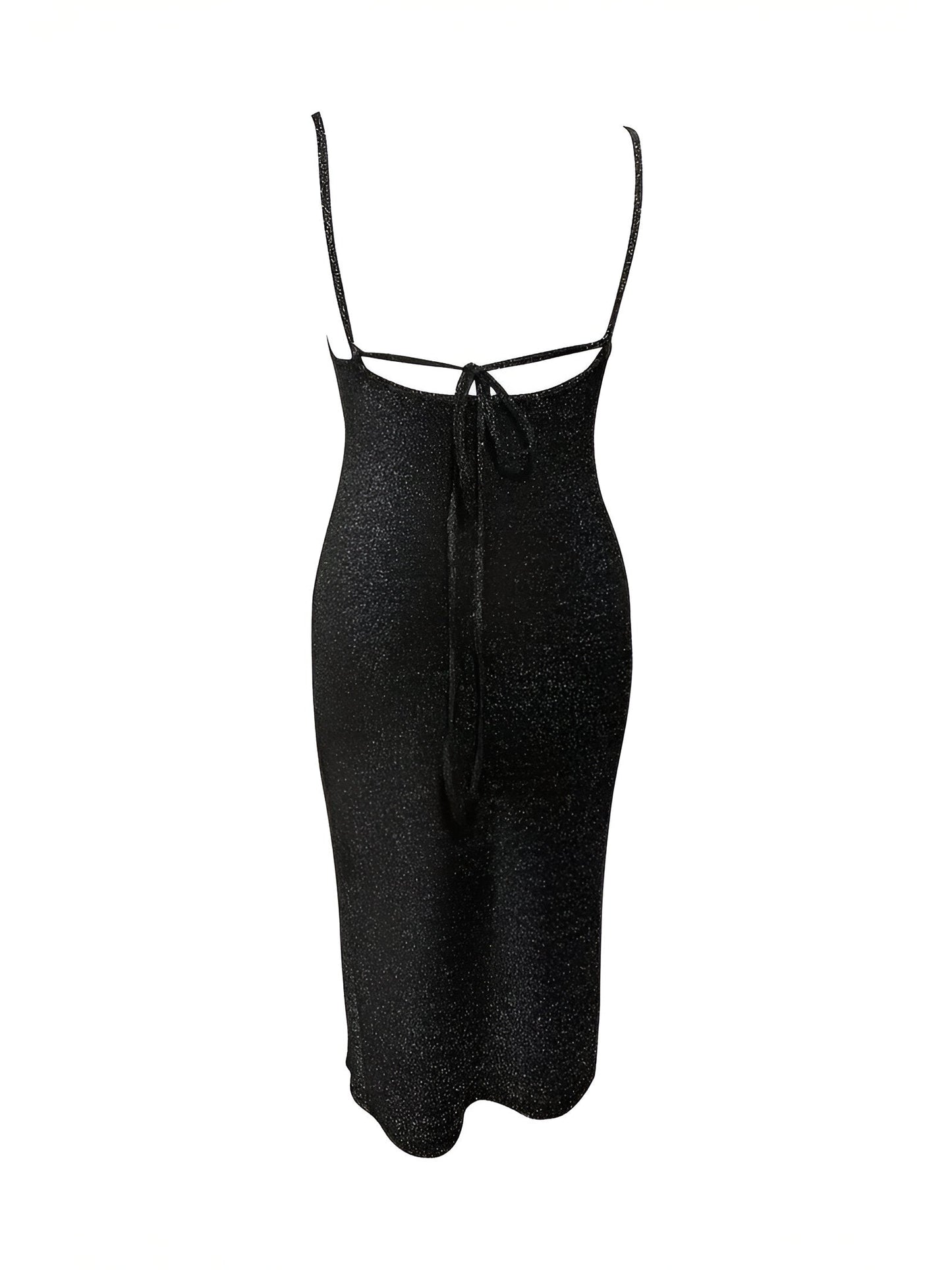 Eglantine | Schimmerndes Cami Kleid mit Schlitzsaum