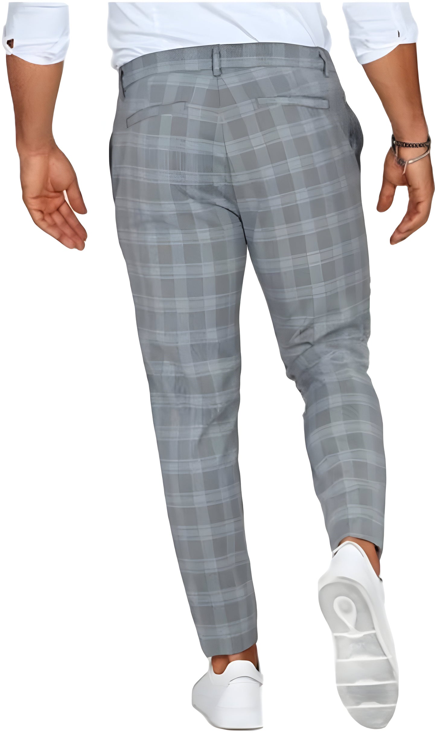 Kian | Stilvolle Karierte Herren Chino