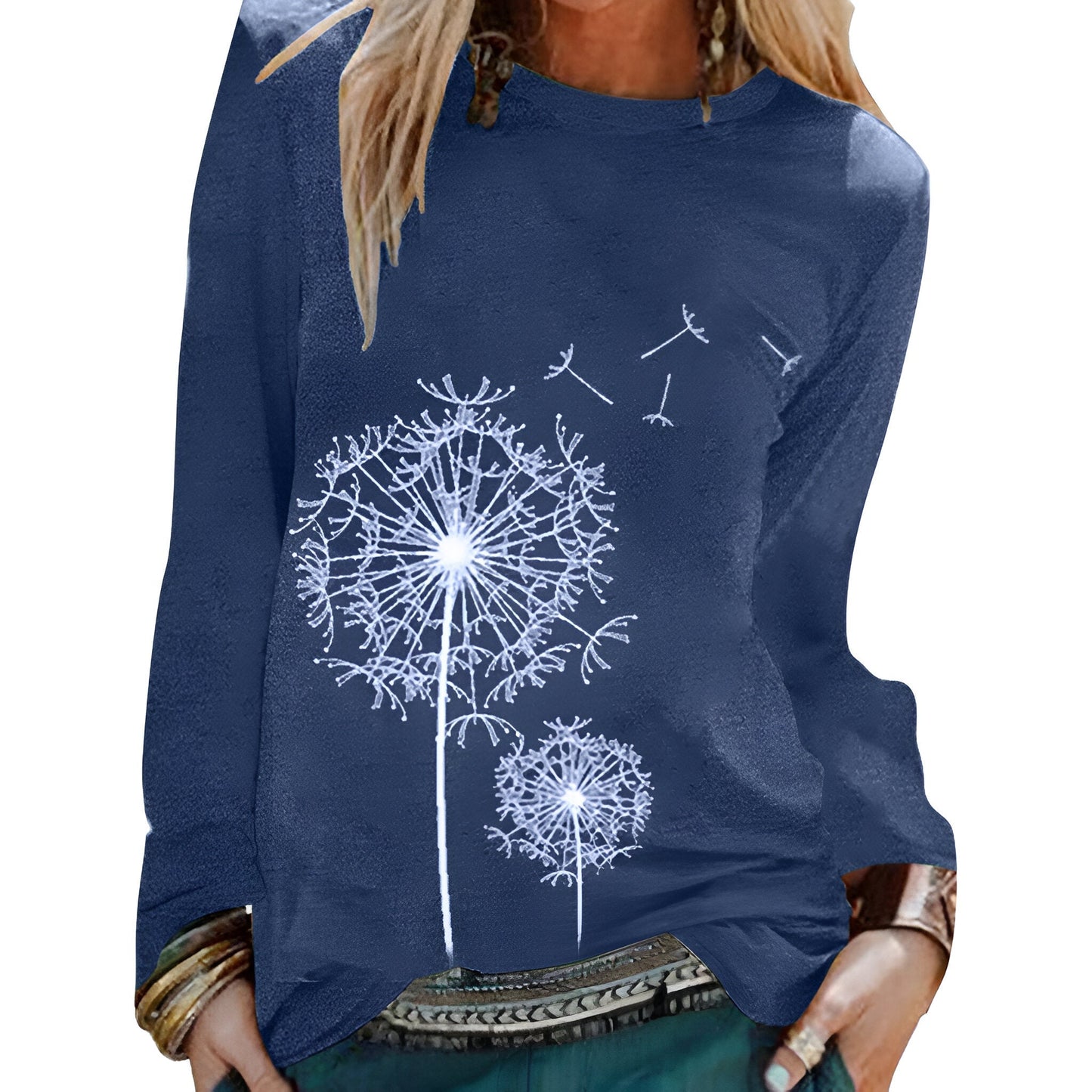 Erna | Stylische Langarm Tunika-Bluse