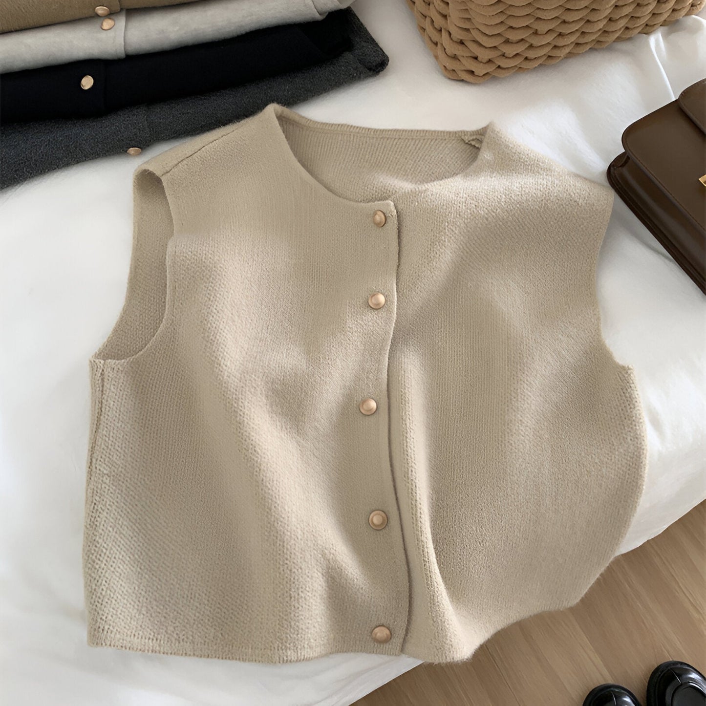 Faran | Elegantes Strick-Top für den Herbst