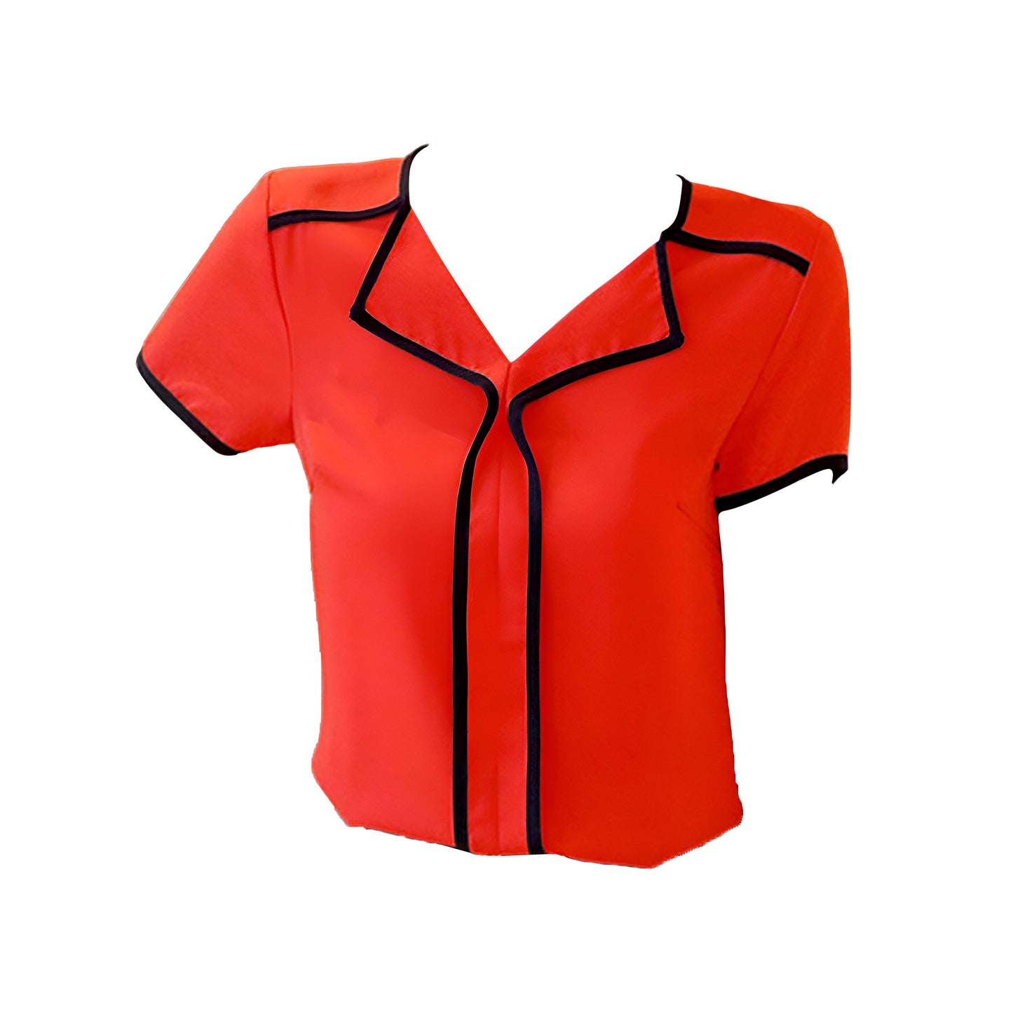 Ivanka | Elegante Chiffon-Bluse mit Knopfleiste