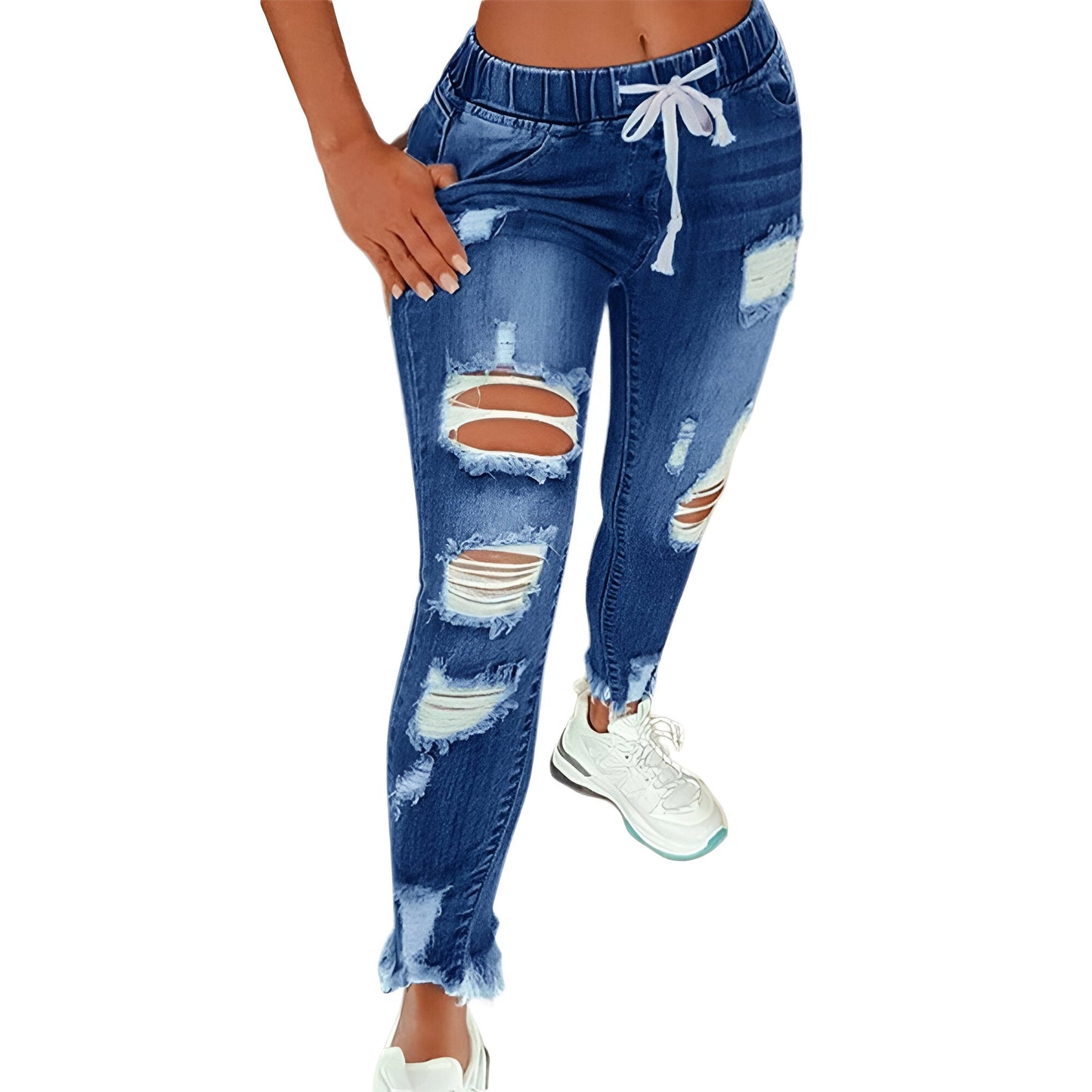 Florinda | Vintage Distressed High-Waist Jeans
