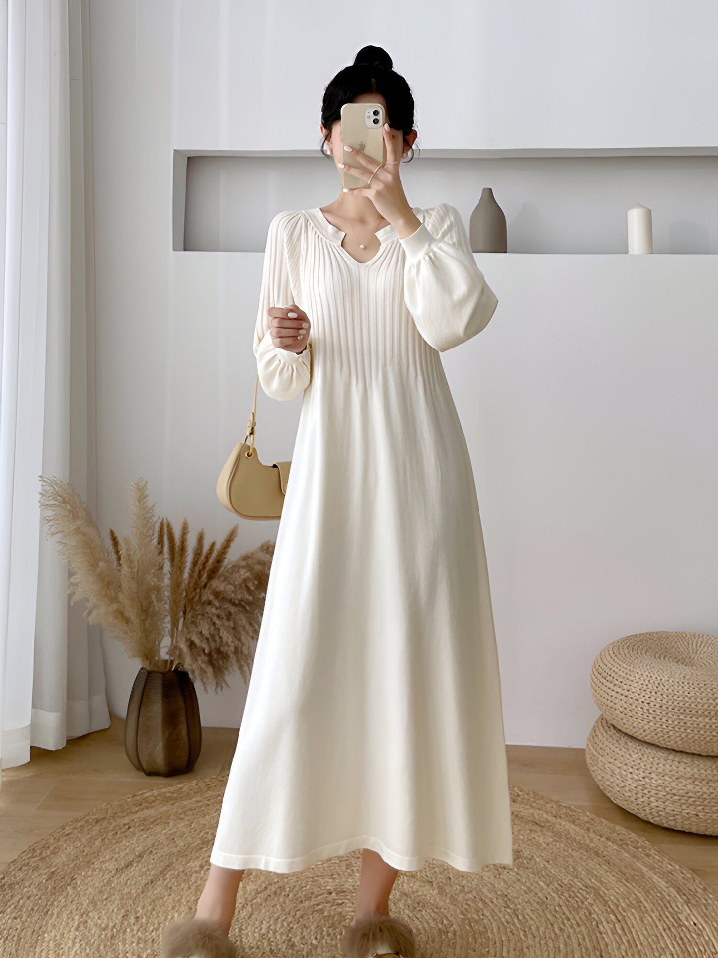Gaetana | Bequemes & Stilvolles Plus-Size Strickkleid