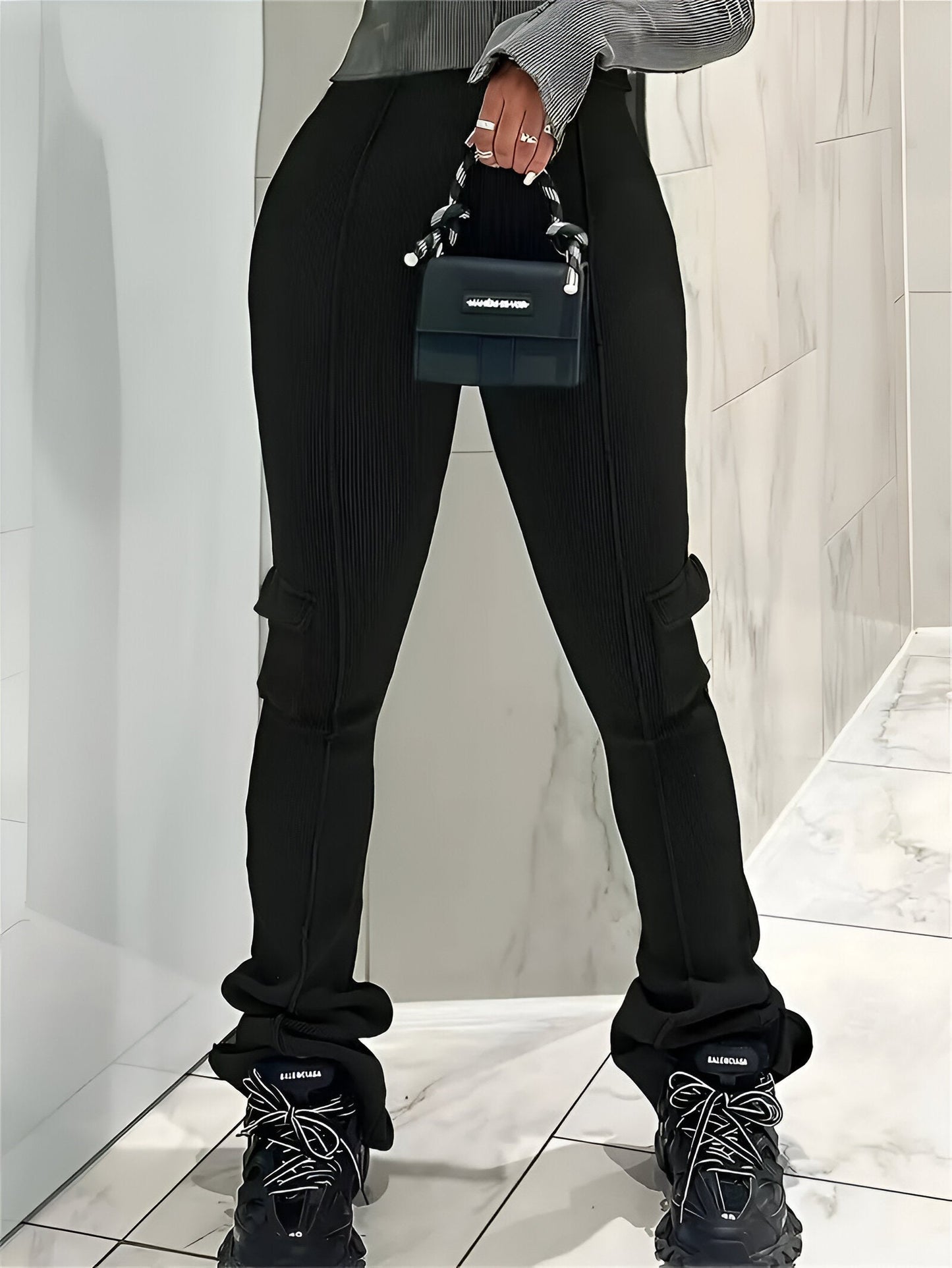 Babette | Bequeme High-Waist Flare-Leggings