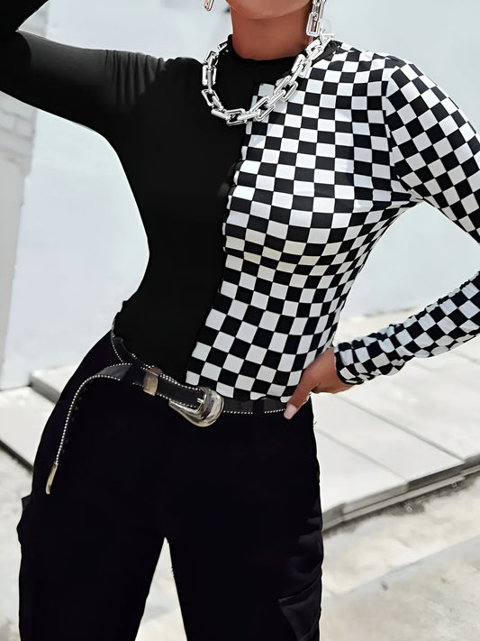 Gaspara | Schickes Color-Block Top