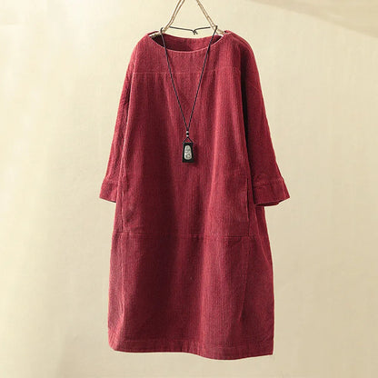 ELESA - Kleid aus Cord