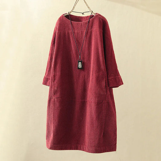 ELESA - Kleid aus Cord