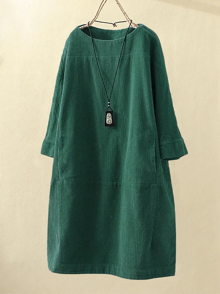 ELESA - Kleid aus Cord