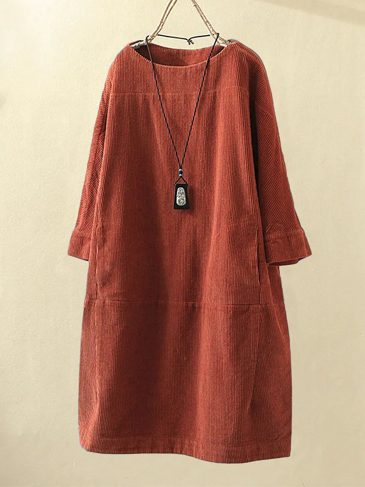 ELESA - Kleid aus Cord