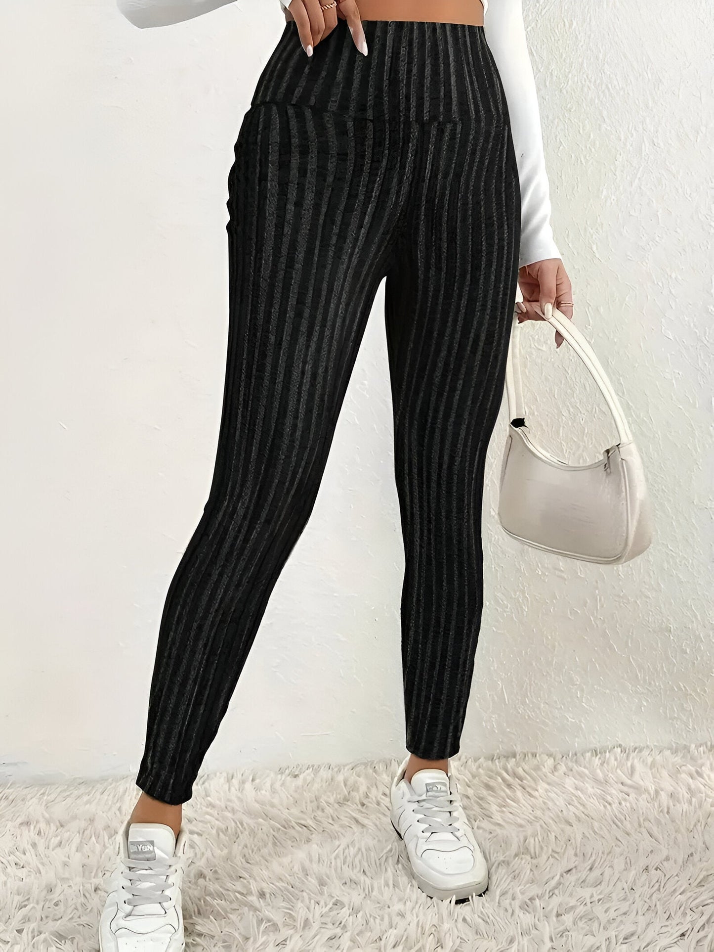 Dafina | Elegante Fleecegefütterte High-Waist Leggings