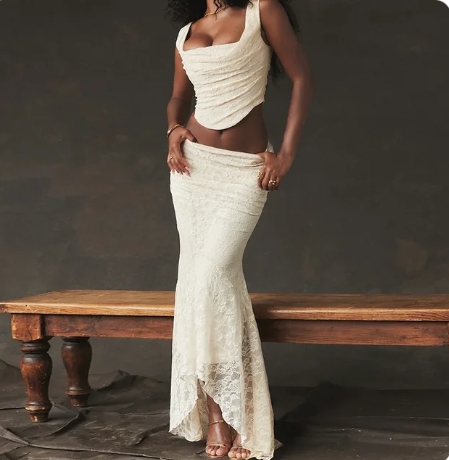 Evelin - Suninheart Elegantes 2-teiliges Damenkleid