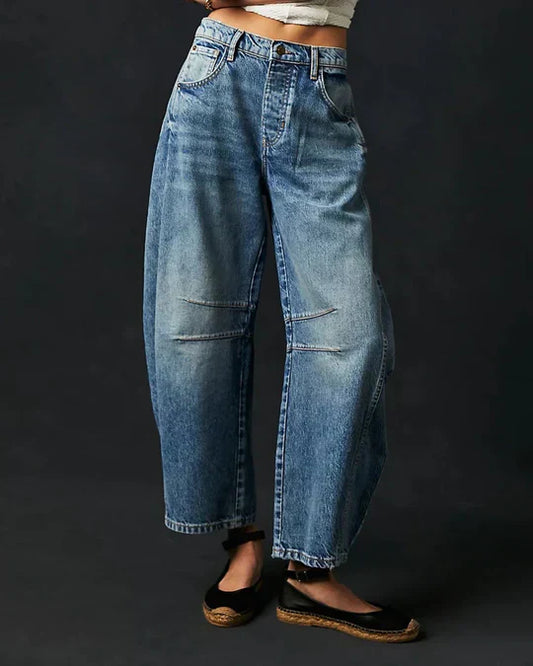 Adeline - Mitteltaillierte Röhrenjeans für Frauen