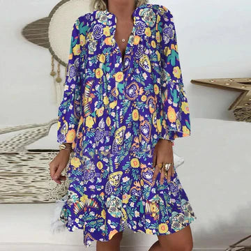 Johanne - Vintage Print Kleid