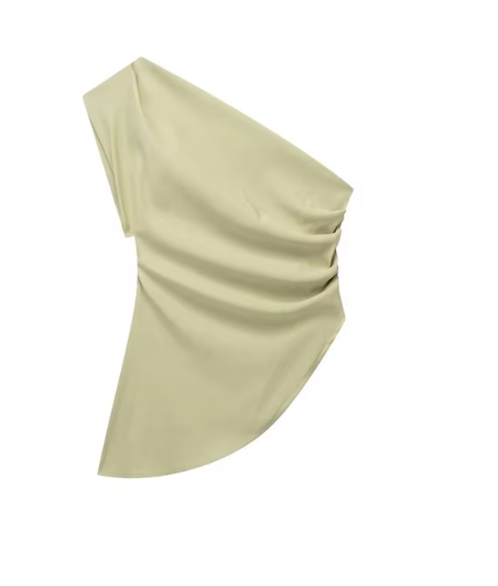 Bruna - Asymmetrisches T-Shirt Neue Damenmode