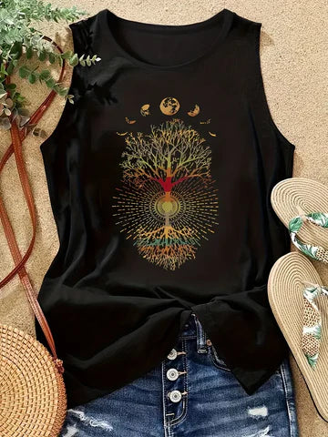 Fauna - Damenmode ärmelloses Tank-Top
