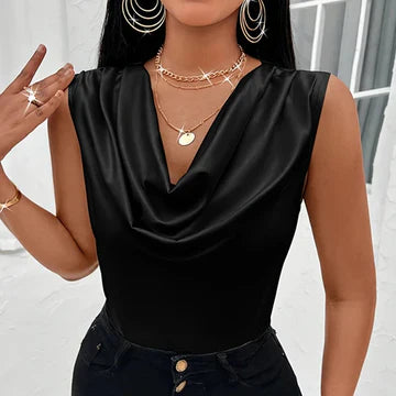 Niamh - Elegante Satin Tank Tops
