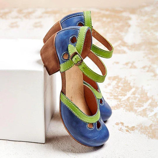 Verena - Bequeme Sandalen Mit Niedrigem Absatz