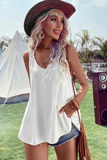 Ricarda - Ärmelloses Boho-Top