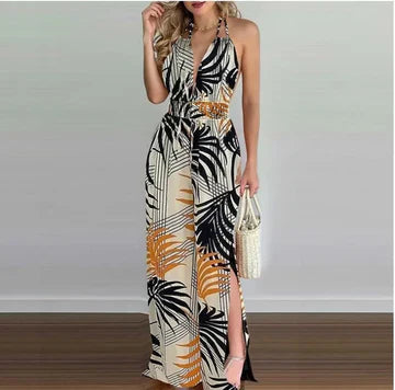 Lorena - Rückenfreier taillierter Jumpsuit
