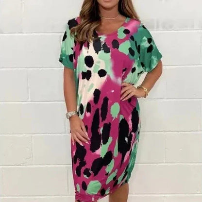 Karly - Freizeitkleid Mit Leopardenmuster