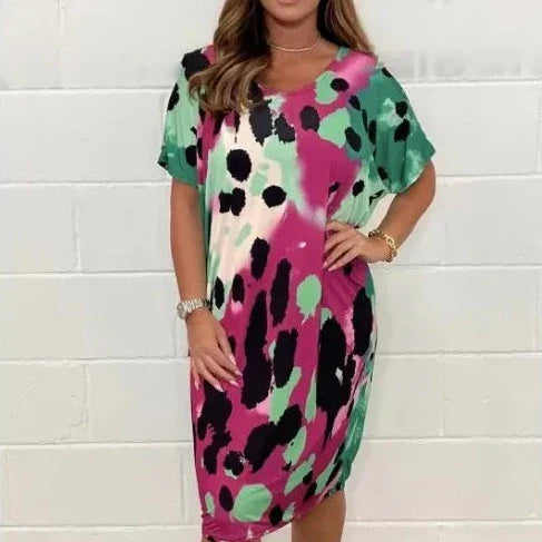 Karly - Freizeitkleid Mit Leopardenmuster