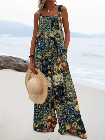 Garbina - Jumpsuit mit quadratischem Ausschnitt