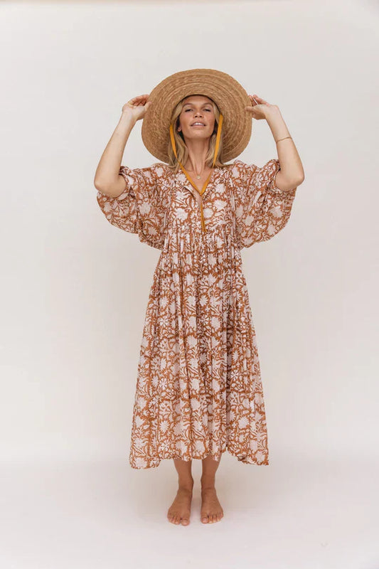 Viviane - Lässiges Kleid Mit Halben Ärmeln