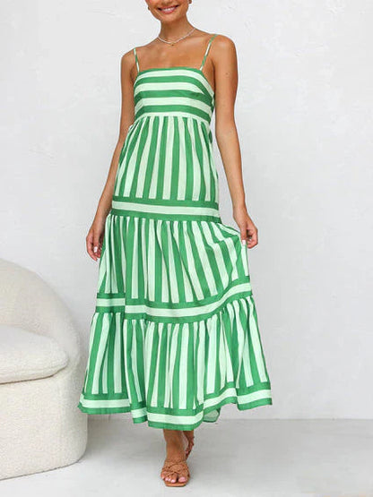 Talea - Gestreiftes Maxikleid