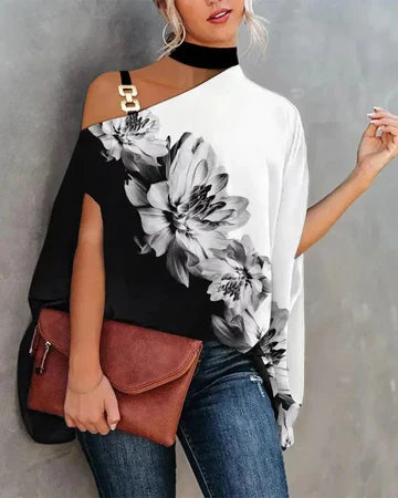 Olive - Elegantes schulterfreies Top