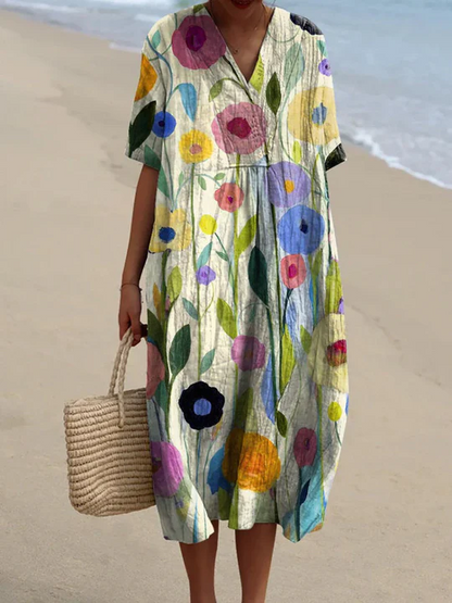 Frieda - Sommerkleid Mit Blumenmuster