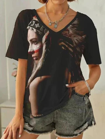 Odilia - Kurzärmeliges Damen-Top